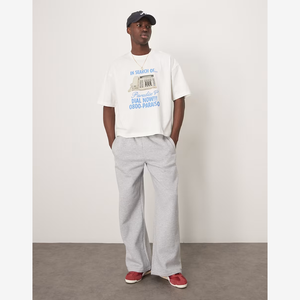 เสื้อยืดผ้าฝ้าย100% แบบลำลองสำหรับผู้ชายเสื้อยืดกราฟิกสำหรับผู้ชาย OEM/ODM แบบกำหนดเองได้220กรัม - Product Image 3