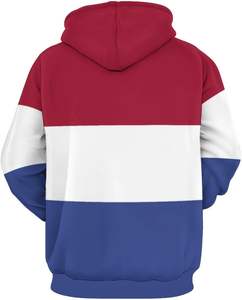 <b>Men's</b> Custom Pullover Hoodies <b>Sweatshirts</b> Solid Pattern Design Lined Printing Full Digital Sublimation 100% Cotton for Winter - Product Image 2