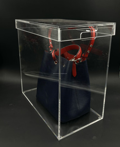 2025 Factory Price Elegant Acrylic <b>Handbag</b> <b>Organizer</b> Box for Modern Home Décor - Product Image 6