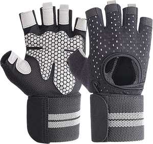 Men's and Women's Sports Training Exercise Gloves Leather <b>Weight</b> Lifting Gym Gloves <b>for</b> <b>Sale</b> - Product Image 1