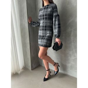 Vestidos Casuales a Cuadros al por Mayor - Product Image 4