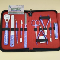 Ensemble de soins des ongles et des pieds professionnel, luxueux, écologique, durable, portable, kit de manucure et pédicure à domicile, acier inoxydable durable