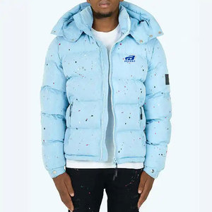 <b>Men</b> Sublimation Puffer <b>Jacket</b> Custom Full Print Warm Lightweight Winter Outerwear <b>Jacket</b> - Product Image 4