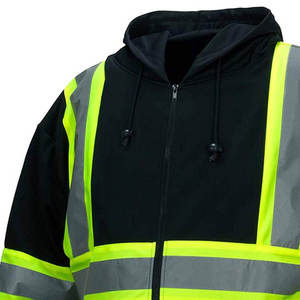 Chaqueta de trabajo de invierno de seguridad reflectante de alta visibilidad para hombre, chaqueta de seguridad ajustable de alta visibilidad, chaqueta reflectante de seguridad para hombre - Product Image 6