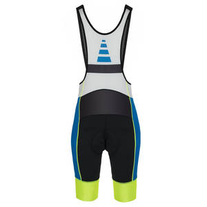 Cuissard à bretelles de cyclisme pour hommes le plus vendu Écologique Séchage rapide Respirant Couleurs personnalisées Concevez vos propres bavoirs Nom de l'équipe personnalisé - Product Image 3