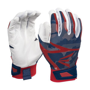 Gants de frappe en cuir véritable de dernière génération en gros, gants de baseball respirants, gants de frappe de softball avec logo personnalisé - Product Image 1