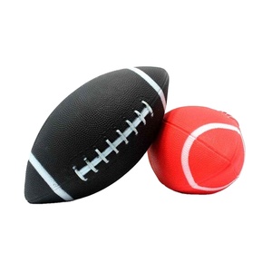 Ballon de rugby personnalisé avec logo, best-seller, en cuir PU, taille officielle 5, cousu à la main, ballon de rugby de match - Product Image 3