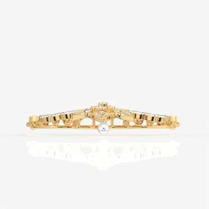 Mangalsutra de Oro de 18K para Mujer con Diamantes Cultivados en Laboratorio Redondos y Marquise - Product Image 3