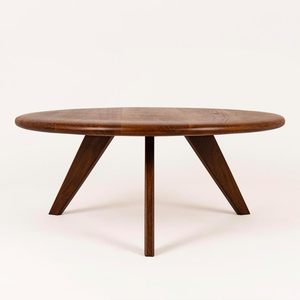 โต๊ะกาแฟไม้กลมตกแต่งบ้านห้องนั่งเล่นโต๊ะรับประทานอาหารกาแฟ - Product Image 4