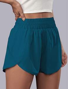 Shorts pour femmes à la mode vêtements d'été taille haute vêtements de sport respirants Yoga course décontracté salon Streetwear vêtements de marque personnalisés - Product Image 3