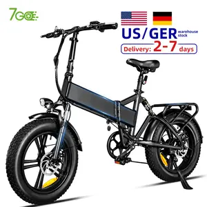Overseas Warehouse Foldable Bicicleta Electrica E Bike Mountain Road Dirt Hybrid E-bike Bicycle Electric Folding Fat Tire Bike