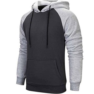 Sweat à capuche pour homme tendance, 100% coton, vêtements de sport décontractés d'hiver avec manches longues, doublure en polaire, personnalisable - Product Image 1