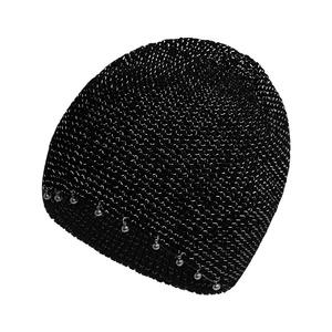 Gorro Reflectante Cortavientos para Clima Frío con Decoración, Gorro Reflectante Unisex para Caminatas Nocturnas de Invierno - Product Image 1