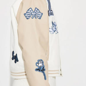 Veste de Baseball personnalisée de haute qualité vestes polaires universitaires unisexes en gros style Letterman uni nouvel état saison d'hiver - Product Image 3