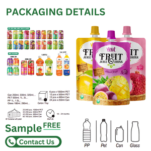 250ml Vietnam Noni Juice Natural Tropical Puree 100% Fresh Squeezed Sterilized Pouches OEM ODM Private Label Beverage - Product Image 6