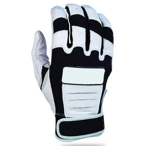 Gants de frappe de baseball en cuir pour hommes avec flexibilité naturelle de la main, support de la paume, protection UV, sangle de poignet réglable et confort - Product Image 5