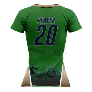 เสื้อซอฟต์บอลคอกลมแบบมีโลโก้ทีมตามสั่ง ออกแบบเสื้อของคุณเอง - Product Image 4