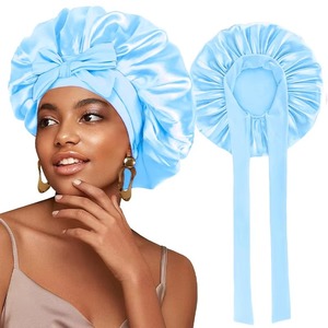 Gorro de dormir de doble capa Reversible de banda ancha ajustable Zeta Phi Beta al por mayor gorro de satén estampado Digital bordado 3D - Product Image 6