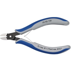 Precision Electronics Side <b>Cutters</b> 125 Mm Beveled <b>Edge</b> Polished-KNIPEX - Product Image 1