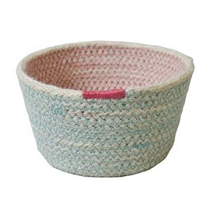 Cestas tejidas de cuerda de yute redondas multicolores para cestas redondas decorativas para sala de estar Hotel restaurante mesa de comedor - Product Image 1