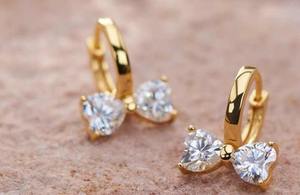 Boucles d'oreilles pendantes en argent sterling 925 avec moissanite en forme de nœud, élégantes et serties de pierres, pour femmes, fabrication de bijoux personnalisés, bijoux fins - Product Image 3