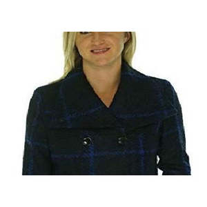 Cappotto Invernale da Donna Maralyn & Me, Doppiopetto Blu XX-Large in Tessuto Tinto, Traspirante, Taglia XS - Product Image 2