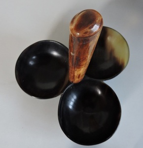 Cuencos de Cuerno Natural Artesanales de Alta Calidad, Ecológicos, Coloridos, para Decoración del Hogar, para Servir Fruta, Diseño Personalizado, Pulidos - Product Image 4
