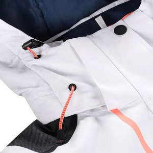 Veste coupe-vent pour homme, style motard, en toile polyester vieillie, vintage, respirante, col montant, logo frontal, tendance - Product Image 4