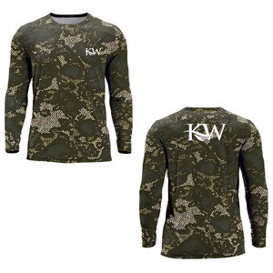 Pull à manches longues de chasse d'automne pour hommes T-shirt antibactérien de chasse à séchage rapide camouflage Camouflage T-shirt à manches longues pour hommes - Product Image 3