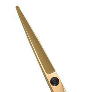 Ciseaux de coiffure professionnels dorés 6,0 pouces en acier inoxydable tranchant pour barbier, outil de coupe de cheveux et de coiffage de salon - Product Image 2