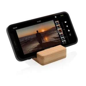 Set da Scrivania Ecologico in Bambù con Supporto per Smartphone per Gadget - Product Image 3