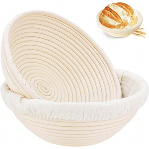 Panier à levain écologique fait à la main bol à pain en rotin naturel vente en gros durable durable alimentaire sûr réutilisable - Product Image 5