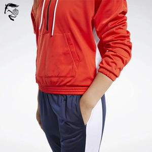 Survêtement deux pièces 100% coton personnalisé grande taille pour femmes sérigraphie logo d'automne survêtements ajustés pour l'hiver - Product Image 5