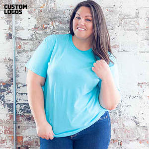 <b>Summer</b> Fabric High Quality <b>T</b> <b>Shirts</b> Women New Short Sleeve Custom Loose Fit Blank Plain <b>T</b> <b>Shirts</b> <b>for</b> <b>Ladies</b> - Product Image 3