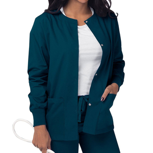 Blouse d'infirmière confortable pour femmes, uniforme d'hôpital, tissu sergé en spandex/polyester - Product Image 1