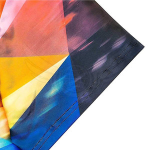 Camiseta de sublimación de color sólido personalizada al por mayor, ropa deportiva transpirable, camiseta de sublimación para hombre - Product Image 4