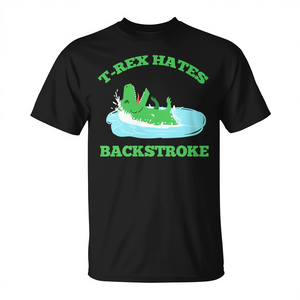 Camiseta promocional Trex Hates Backstroke - Product Image 2