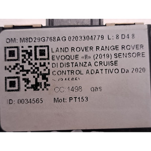 SENSOR DE DISTANCIA, CONTROL ADAPTATIVO DE CRUCERO, LAND ROVER Range Rover Evoque Serie M8D29G768AG 0203304779 PT153 híbrido 1498 (18>) - Product Image 6