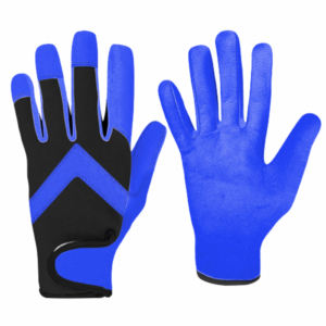 Guantes de trabajo industriales tácticos de Palma de cuero con logotipo personalizado, guantes mecánicos de seguridad para herramientas - Product Image 1