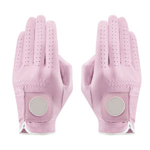 Guantes de golf ligeros con diseño de ajuste elástico de cuero Cabretta para una mayor flexibilidad Agarre de precisión Columpios suaves duraderos - Product Image 2