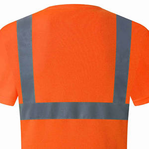 Camiseta reflectante de alta visibilidad personalizada de estilo 2025, camiseta reflectante personalizada de seguridad de media manga para exteriores para hombres - Product Image 6
