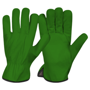 Guantes reflectantes de seguridad de alta calidad Cuero de grano de cabra Construcción Conductores de jardinería Guantes DE TRABAJO Abrasión Resistente al calor - Product Image 4