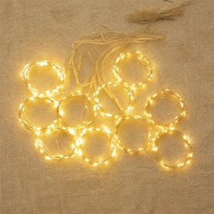 Guirlandes lumineuses LED pour rideaux, lumières féériques blanches pour décoration intérieure, 5000K lumière du jour, alimentation AC, commande par bouton - Product Image 4