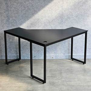 L-Shaped Corner <b>Computer</b> <b>Desk</b> 120x120cm Made of Rubber Wood with Assembled Legs Product Category CD68025 - Product Image 6