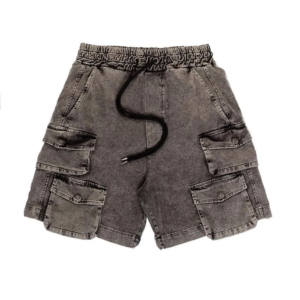 Men's High Street Trendy Summer Casual <b>Shorts</b> Mid <b>Waist</b> Knee Length <b>Short</b> Pants Solid Pattern Pockets Multi Colors-OEM Service - Product Image 4