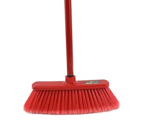 High Quality Luxury Household <b>Broom</b> Stick Customisable Soft Plastic Metal <b>Handle</b> Bristle Cleaning Head Factory Wholesale - Product Image 3