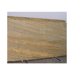Diseño moderno de losa de granito amarillo de la mejor calidad de fábrica directa con superficie pulida Excelente valor - Product Image 5