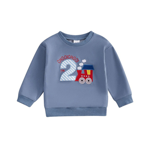 Nouveaux sweats pour enfants printemps-automne, couleur unie rétro, pulls à col roulé formels pour hommes, coupe ample - Product Image 6