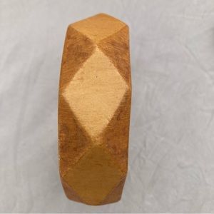 Brazalete y pulsera de madera de diseño consciente, pulseras de madera de tamaño personalizado, brazalete hecho a mano con flores, brazalete de madera - Product Image 4