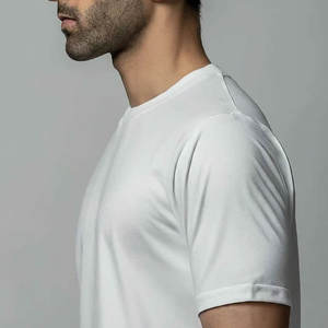 เสื้อยืดคอกลมคอกลมน้ำหนักเบาสำหรับ2024ออกแบบโลโก้ได้ตามต้องการ - Product Image 5